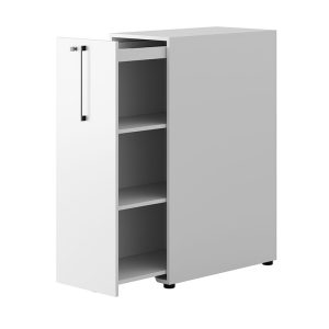 Towerskåp Modify Vänster - Vit 80x42x120 cm