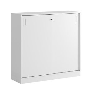 Skjutdörrskåp 120x40x115,5 cm - Vit