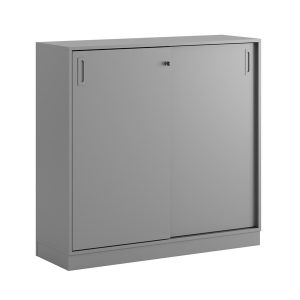Skjutdörrskåp 120x40x115,5 cm - Grå